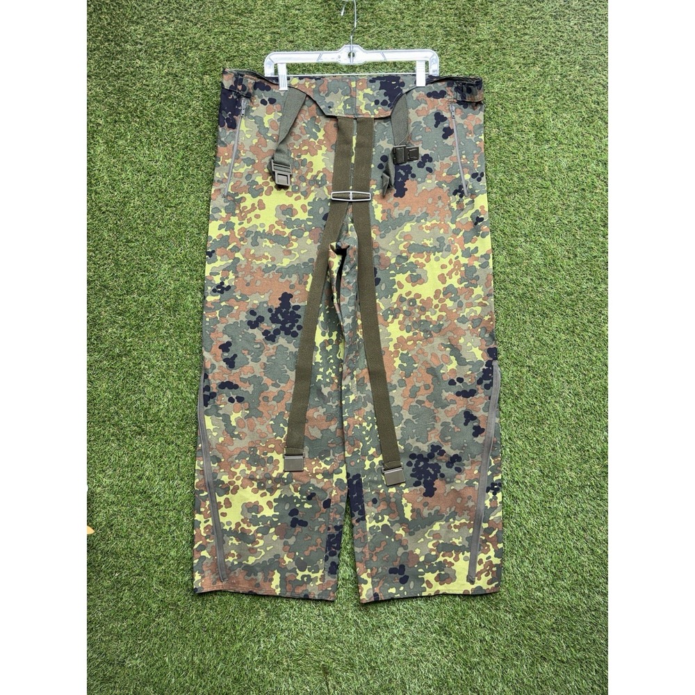 Vintage German Military CAMO BIB OVERALLS Feuchter Ringelai Mens Size 52/54
